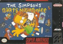 The Simpsons Bart's Nightmare - Super Nintendo (ONLINE ORDER ONLY)