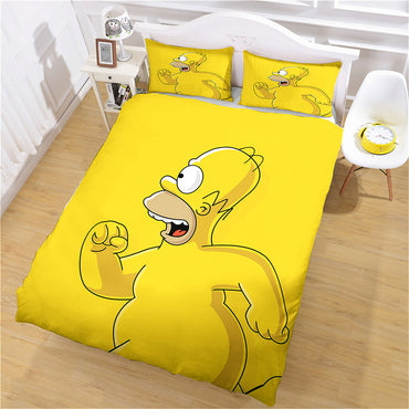 The Simpsons Bedding Set Cosplay Quilt Cover Without Filler (Online Order Only)