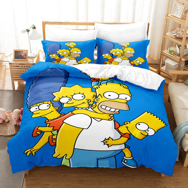 The Simpsons Cosplay Bedding Set Quilt Cover Without Filler (Online Order Only)