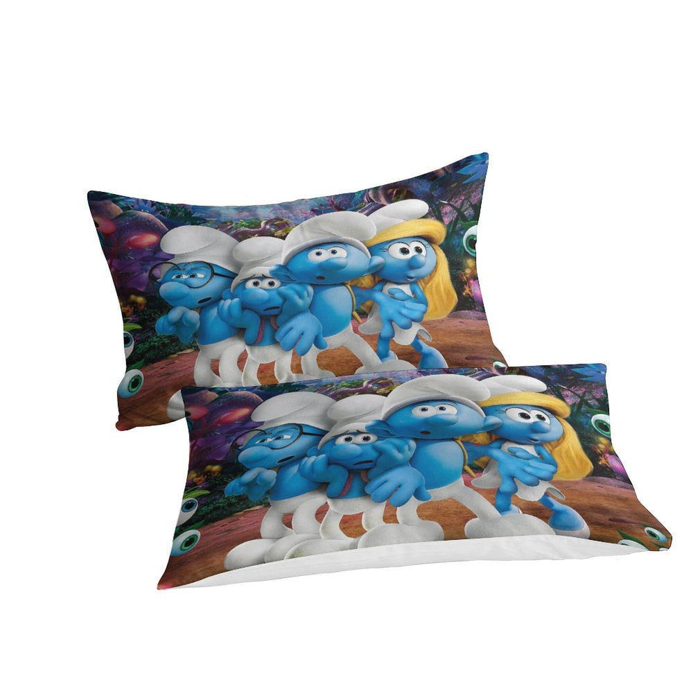 The Smurfs Bedding Set Quilt Duvet Cover Without Filler (Online Order Only)