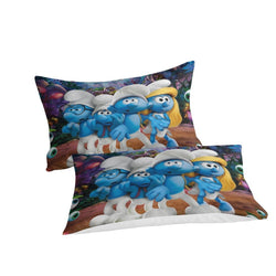 The Smurfs Bedding Set Quilt Duvet Cover Without Filler (Online Order Only)