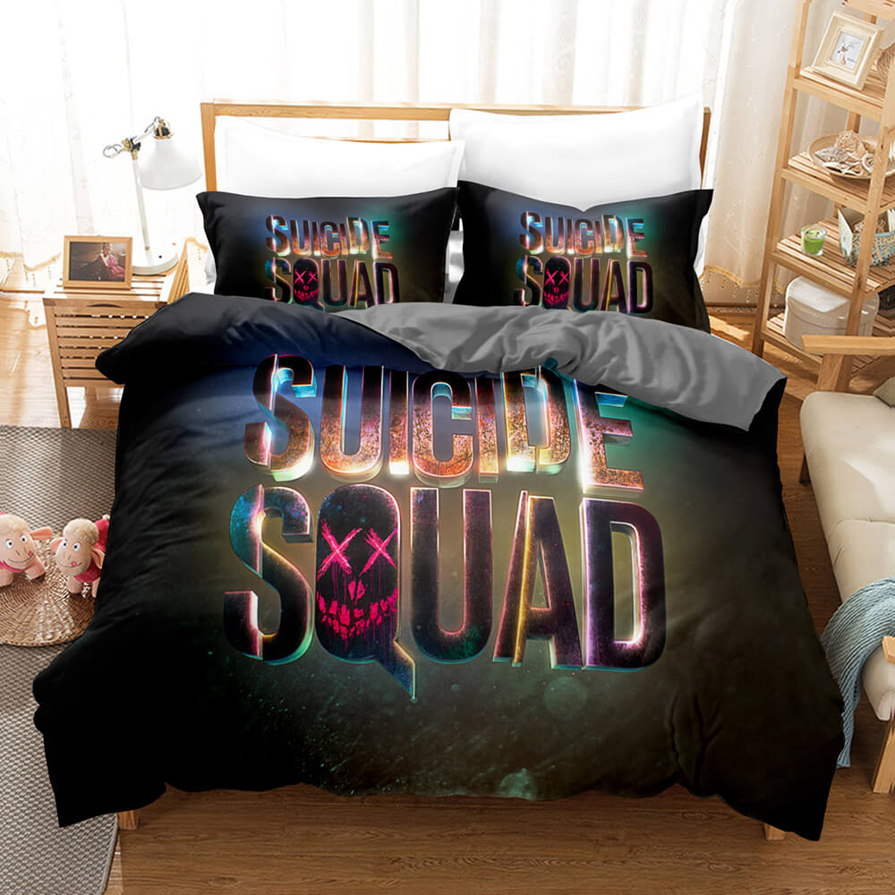 The Suicide Squad Bedding Set Quilt Cover Without Filler (Online Order Only)