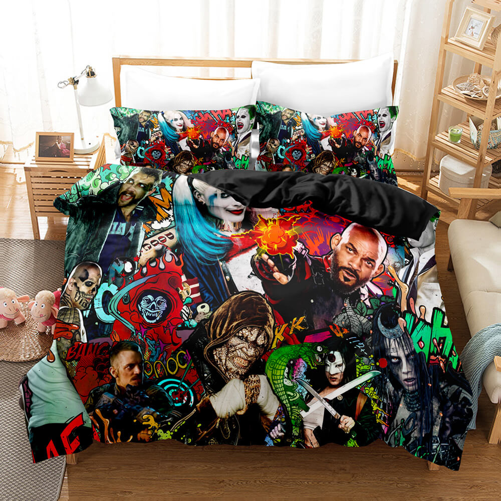 The Suicide Squad Bedding Set Quilt Cover Without Filler (Online Order Only)