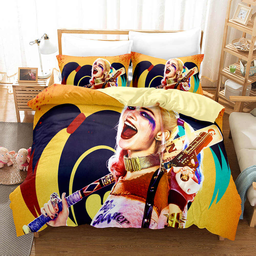 The Suicide Squad Bedding Set Quilt Cover Without Filler (Online Order Only)