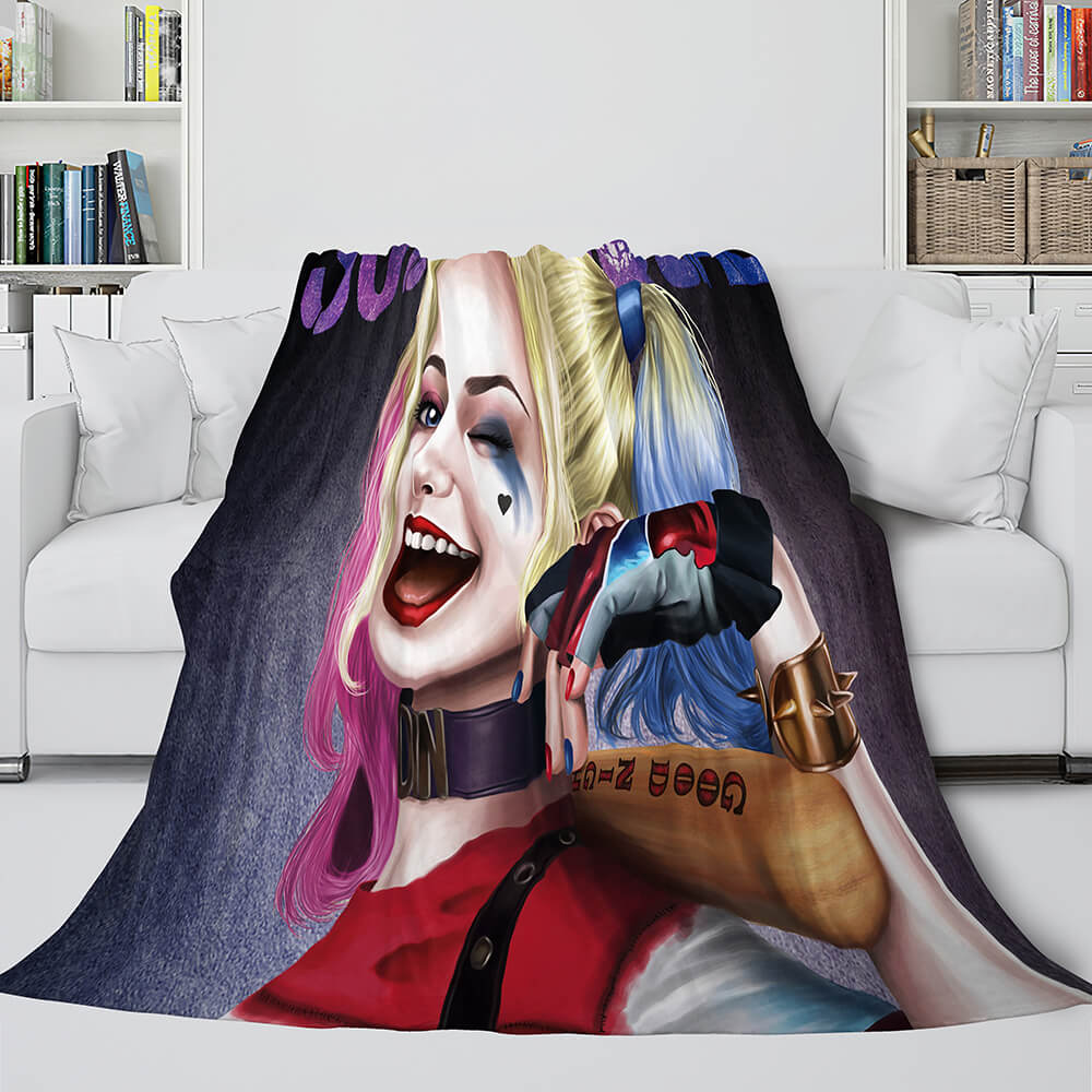 The Suicide Squad Flannel Fleece Throw Cosplay Blanket (Online Order Only)