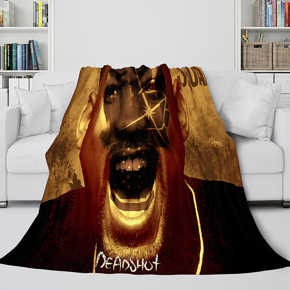 The Suicide Squad Flannel Fleece Throw Cosplay Blanket (Online Order Only)