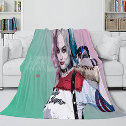 The Suicide Squad Flannel Fleece Throw Cosplay Blanket (Online Order Only)