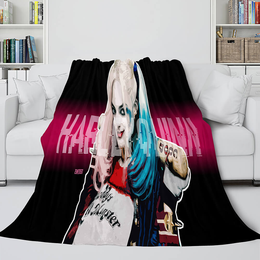 The Suicide Squad Flannel Fleece Throw Cosplay Blanket (Online Order Only)