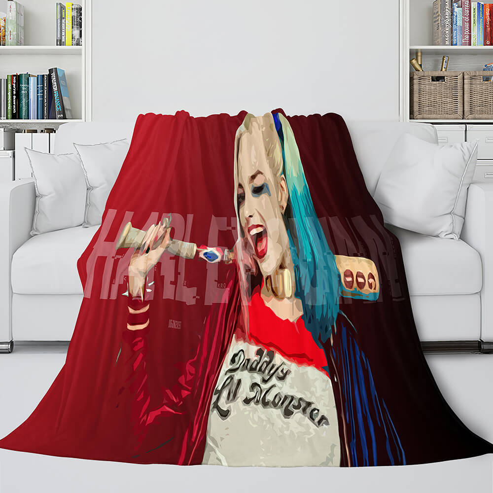The Suicide Squad Flannel Fleece Throw Cosplay Blanket (Online Order Only)