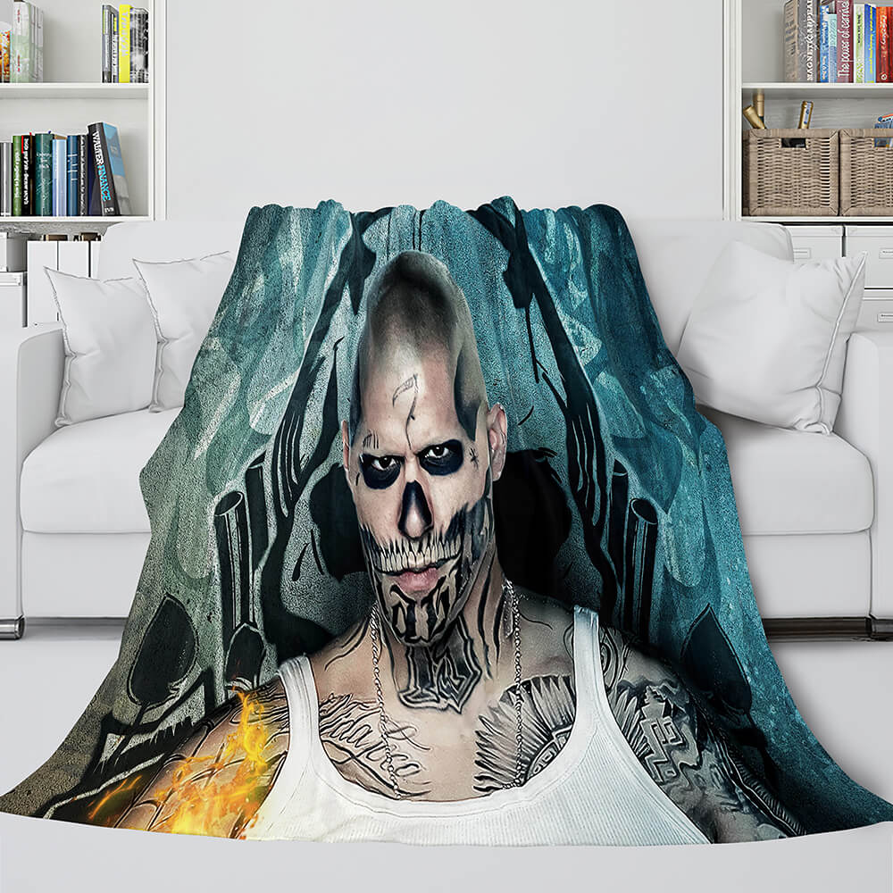 The Suicide Squad Flannel Fleece Throw Cosplay Blanket (Online Order Only)