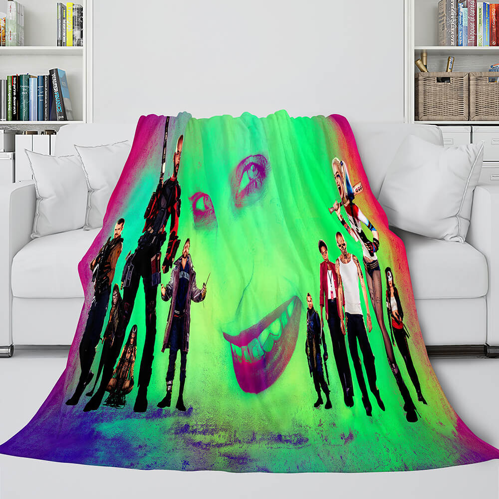 The Suicide Squad Flannel Fleece Throw Cosplay Blanket (Online Order Only)