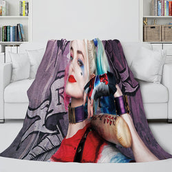 The Suicide Squad Flannel Fleece Throw Cosplay Blanket (Online Order Only)