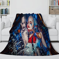 The Suicide Squad Flannel Fleece Throw Cosplay Blanket (Online Order Only)