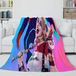 The Suicide Squad Flannel Fleece Throw Cosplay Blanket (Online Order Only)