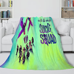 The Suicide Squad Flannel Fleece Throw Cosplay Blanket (Online Order Only)