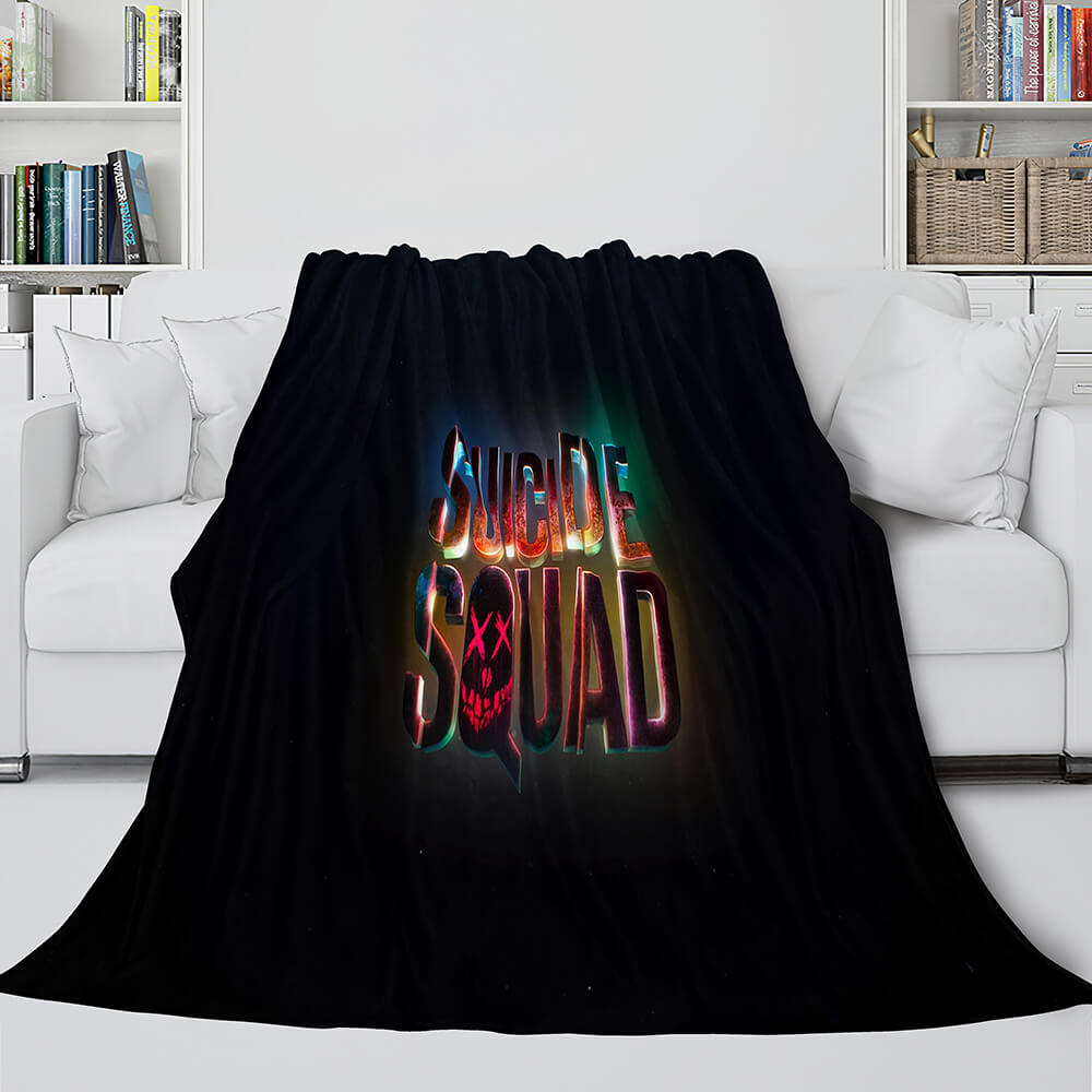The Suicide Squad Flannel Fleece Throw Cosplay Blanket (Online Order Only)