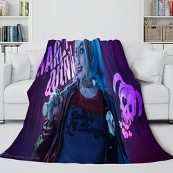 The Suicide Squad Flannel Fleece Throw Cosplay Blanket (Online Order Only)