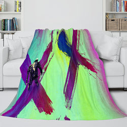 The Suicide Squad Harley Quinn Flannel Fleece Throw Cosplay Blanket (Online Order Only)