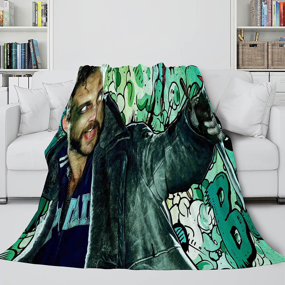 The Suicide Squad Harley Quinn Flannel Fleece Throw Cosplay Blanket (Online Order Only)