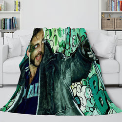 The Suicide Squad Harley Quinn Flannel Fleece Throw Cosplay Blanket (Online Order Only)