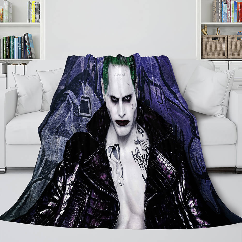 The Suicide Squad Harley Quinn Flannel Fleece Throw Cosplay Blanket (Online Order Only)
