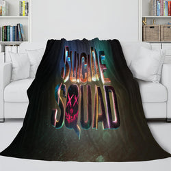 The Suicide Squad Harley Quinn Flannel Fleece Throw Cosplay Blanket (Online Order Only)