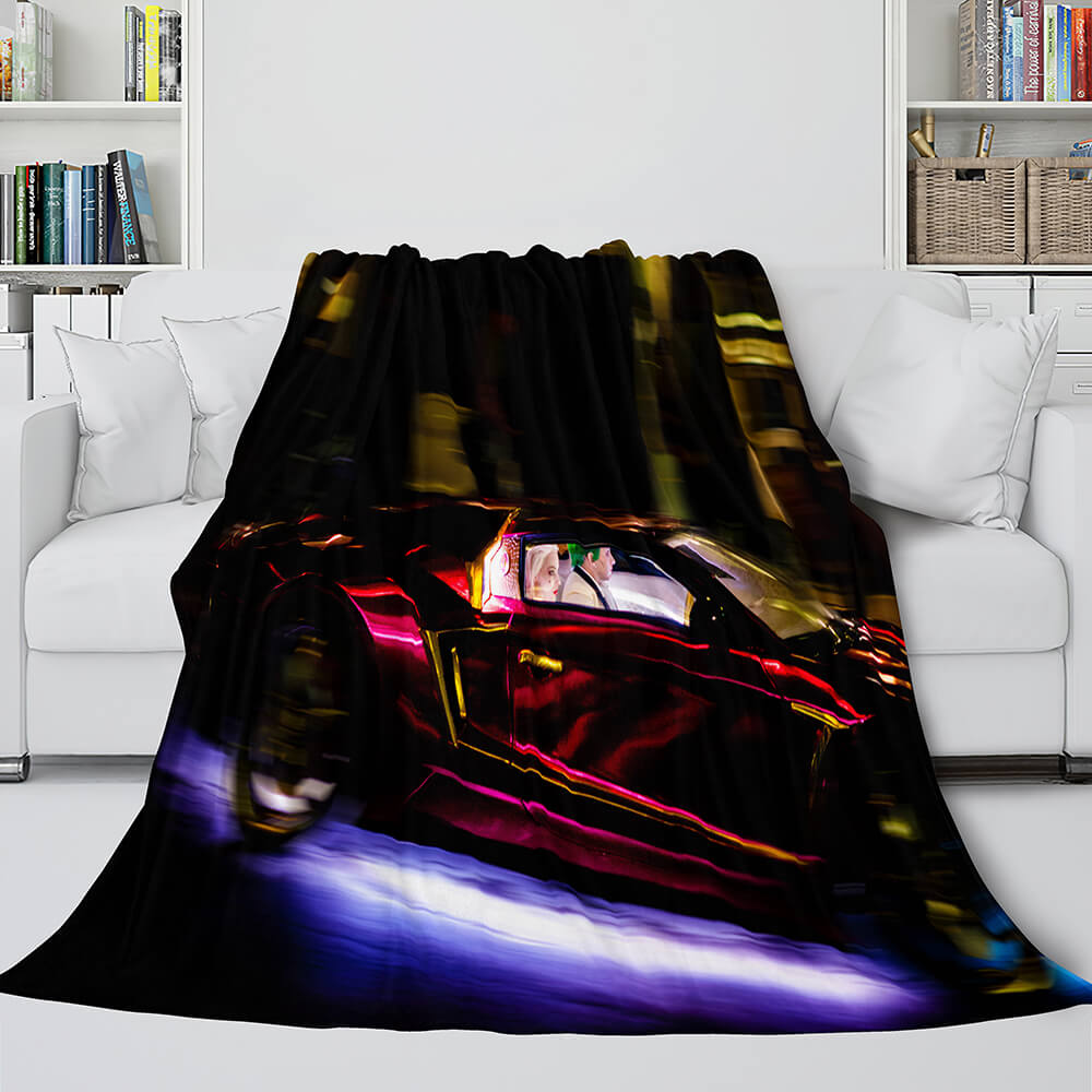 The Suicide Squad Harley Quinn Flannel Fleece Throw Cosplay Blanket (Online Order Only)