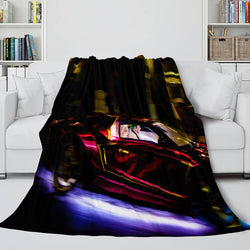 The Suicide Squad Harley Quinn Flannel Fleece Throw Cosplay Blanket (Online Order Only)