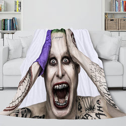 The Suicide Squad Harley Quinn Flannel Fleece Throw Cosplay Blanket (Online Order Only)