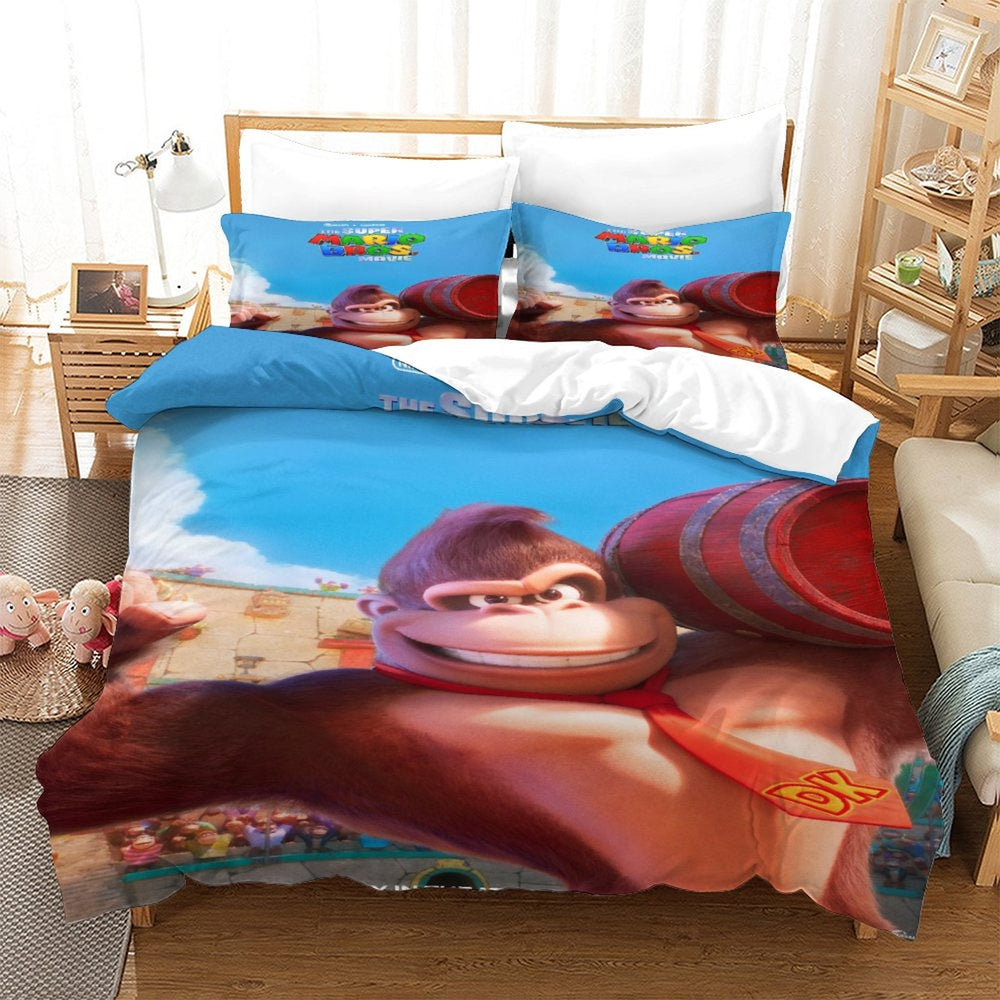 The Super Mario Bros Movie Bedding Set Pattern Quilt Cover (Online Order Only)