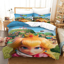 The Super Mario Bros Movie Bedding Set Pattern Quilt Cover (Online Order Only)