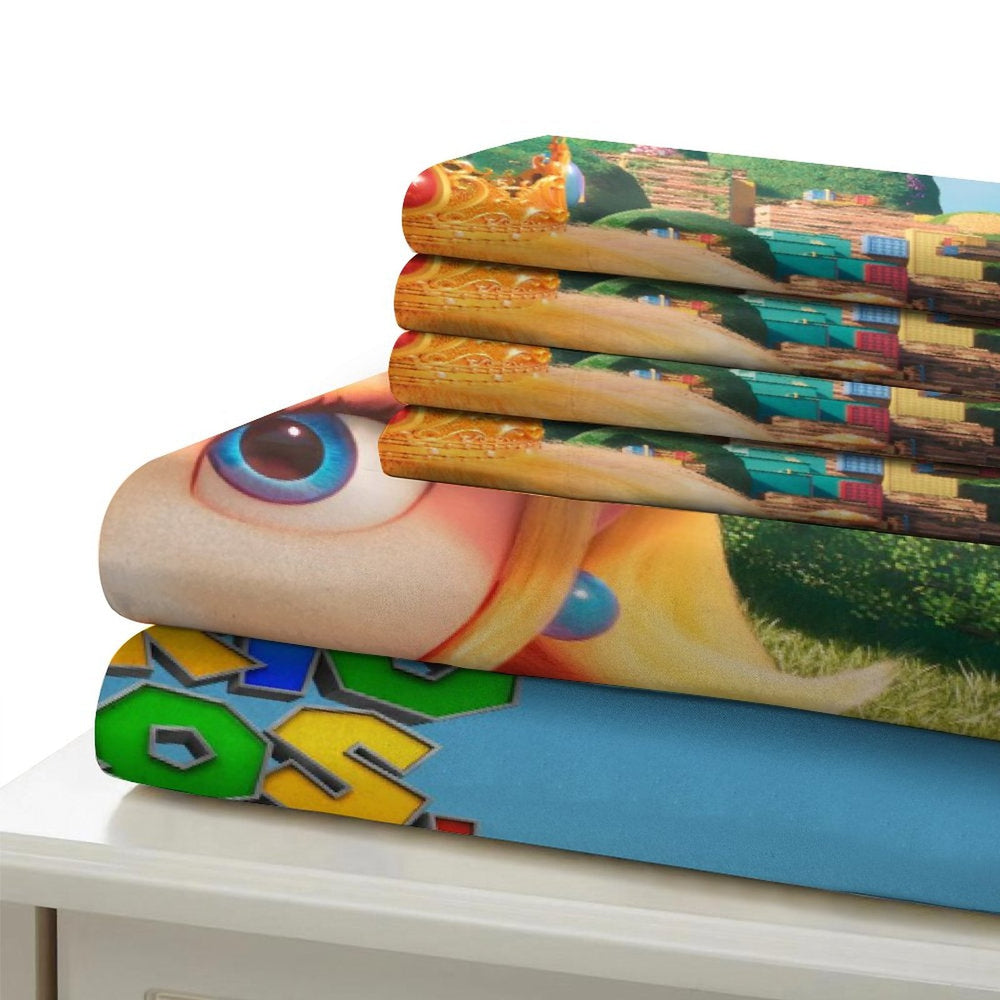 The Super Mario Bros Movie Bedding Set Pattern Quilt Cover (Online Order Only)