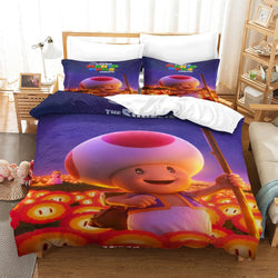 The Super Mario Bros Movie Bedding Set Pattern Quilt Cover (Online Order Only)