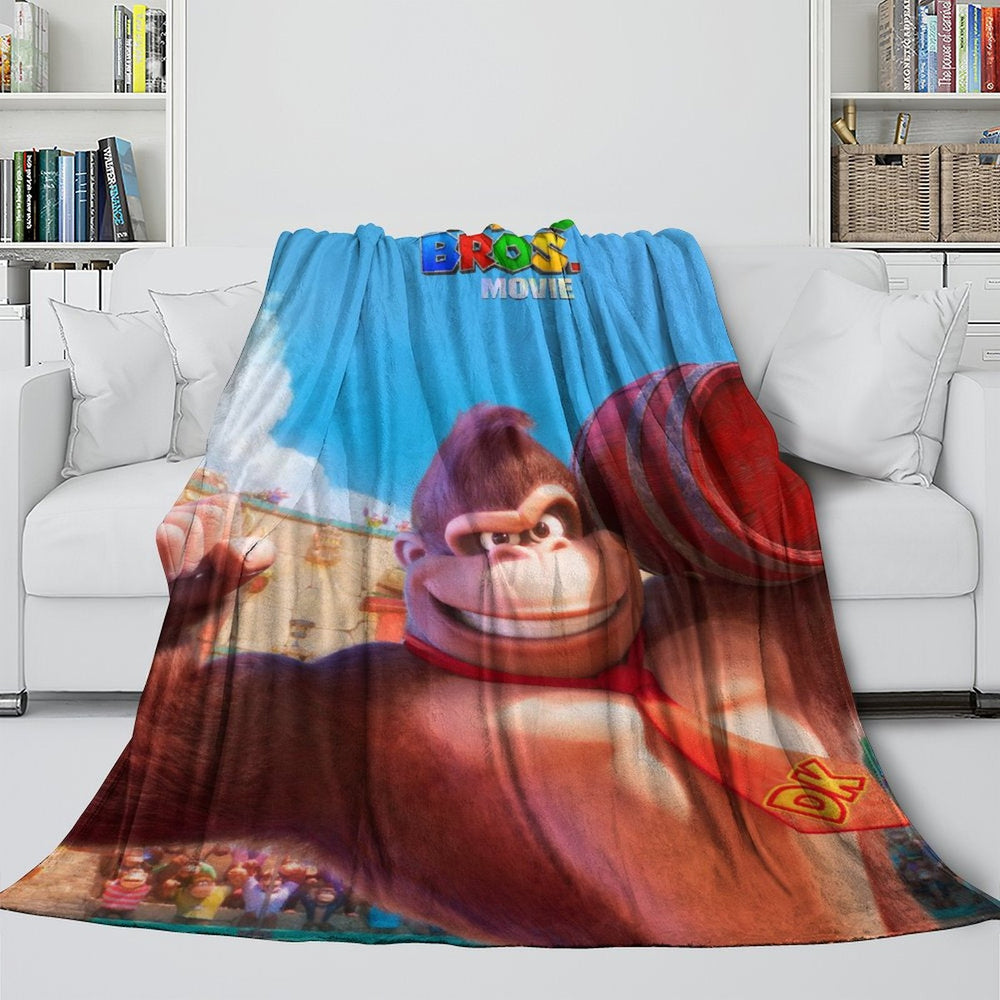 The Super Mario Bros Movie Blanket Flannel Fleece Throw (Online Order Only)
