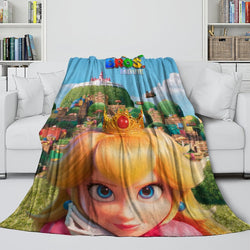 The Super Mario Bros Movie Blanket Flannel Fleece Throw (Online Order Only)