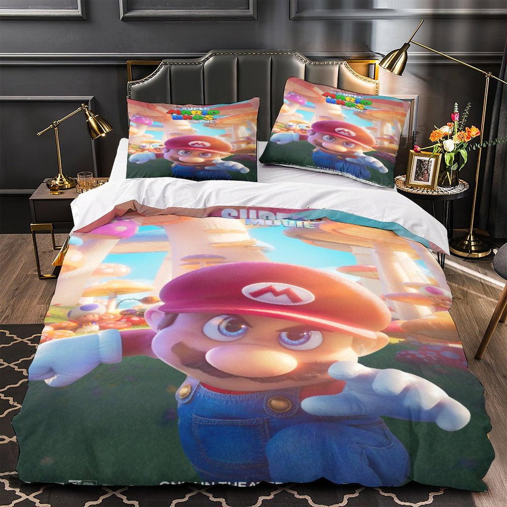 The Super Mario Bros Movie Bedding Set Quilt Cover (Online Order Only)