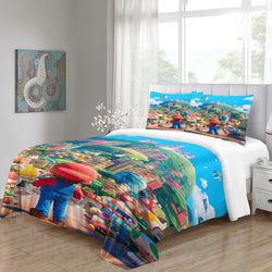 Super Mario Bros Bedding Set Duvet Cover (Online Order Only)