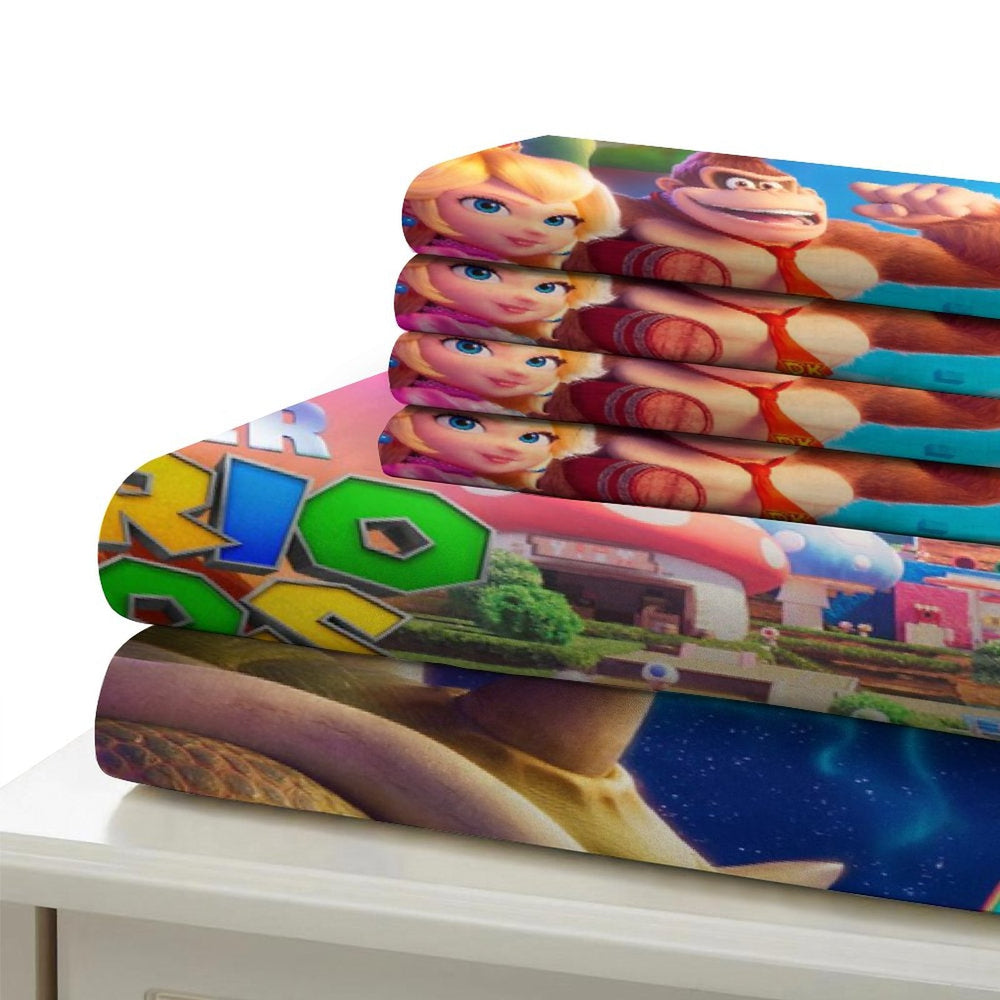 Super Mario Bros Bedding Set Duvet Cover (Online Order Only)