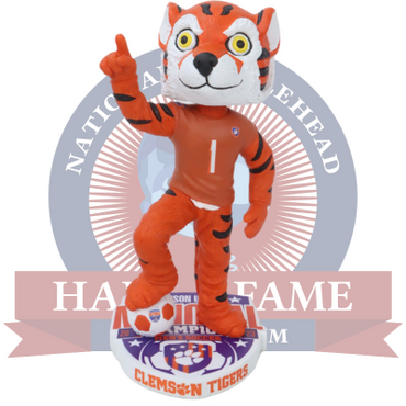 The Tiger Clemson Tigers Mascot 2023 Men's Soccer National Champions Bobblehead (ONLINE ORDER ONLY)