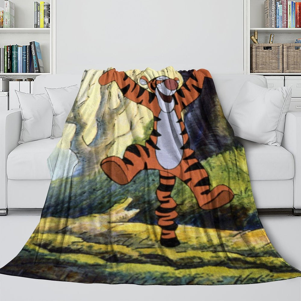 The Tigger Movie Blanket Flannel Fleece Throw Room Decoration (Online Order Only)