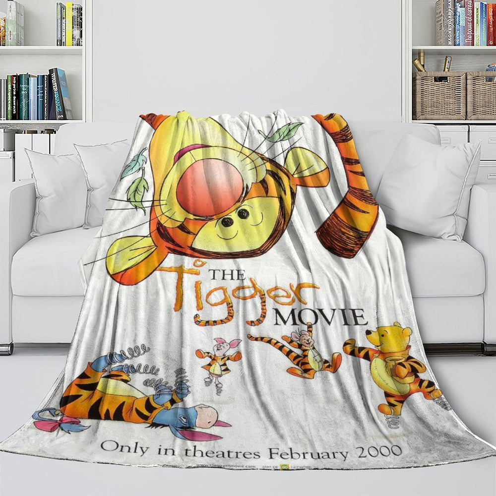 The Tigger Movie Blanket Flannel Fleece Throw Room Decoration (Online Order Only)