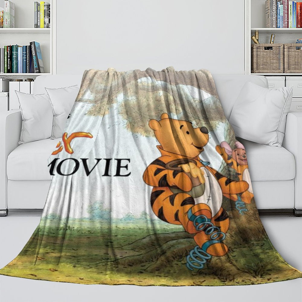 The Tigger Movie Blanket Flannel Fleece Throw Room Decoration (Online Order Only)