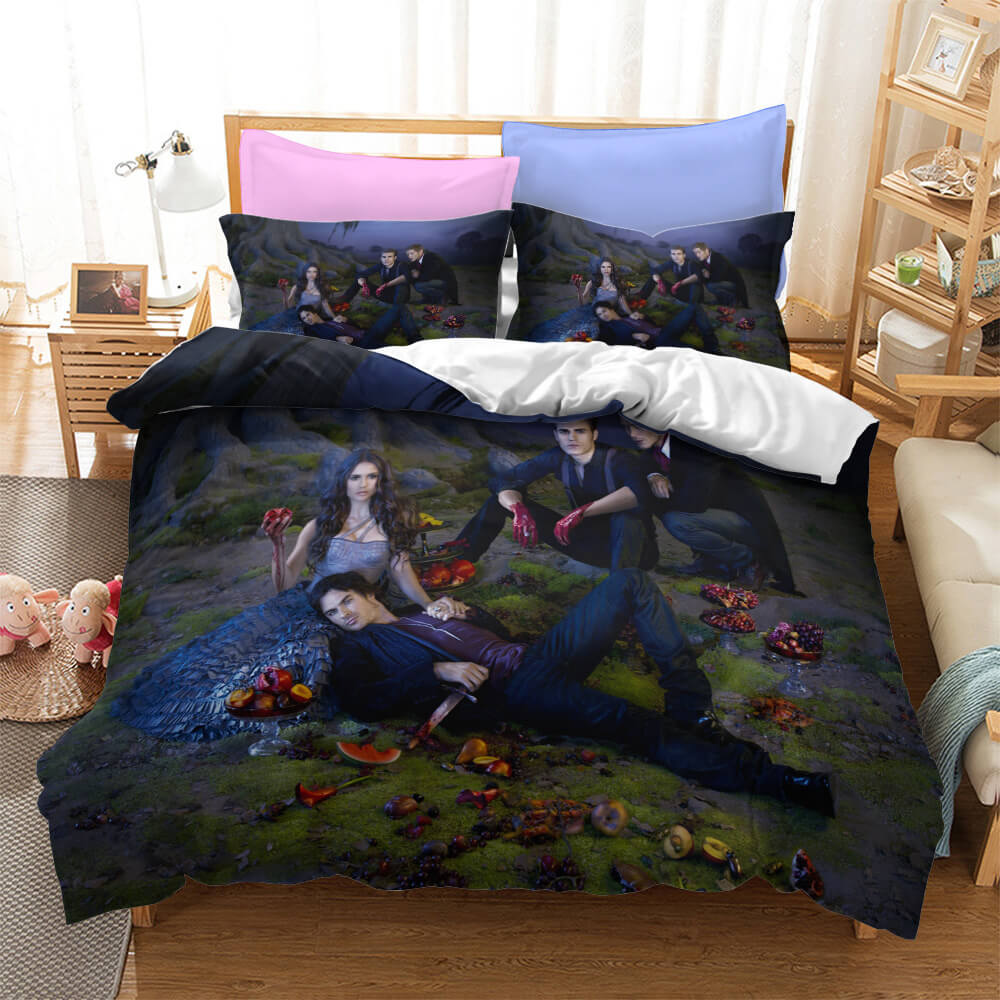 The Vampire Diaries Bedding Set Quilt Covers Without Filler (Online Order Only)