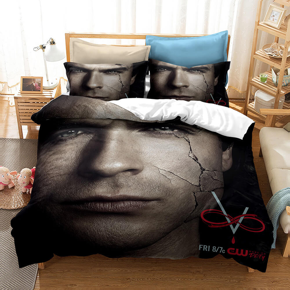 The Vampire Diaries Cosplay Bedding Quilt Cover Without Filler (Online Order Only)
