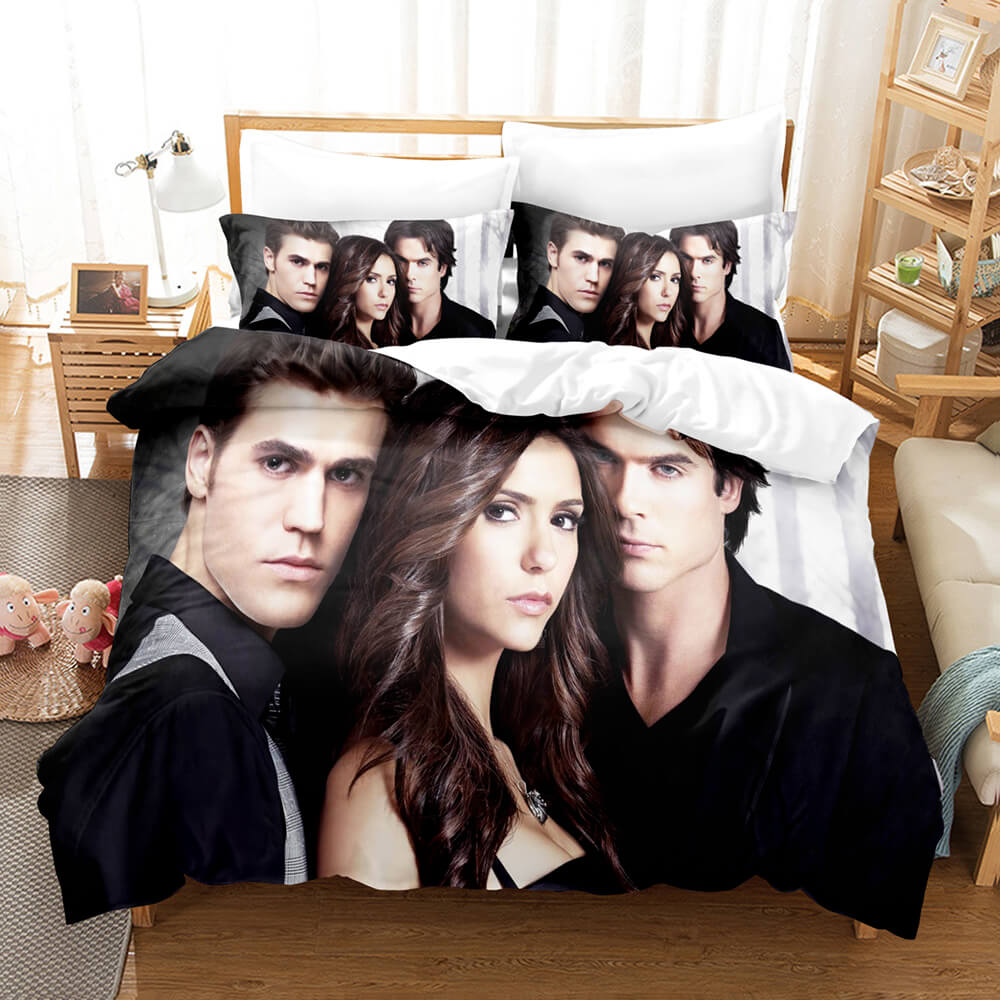 The Vampire Diaries Cosplay Bedding Set Quilt Cover Without Filler (Online Order Only)