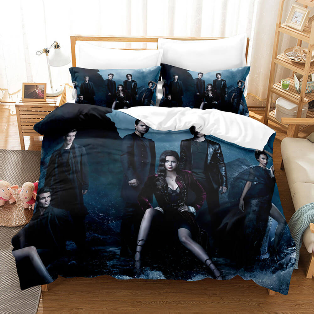 The Vampire Diaries Cosplay Bedding Set Quilt Cover Without Filler (Online Order Only)