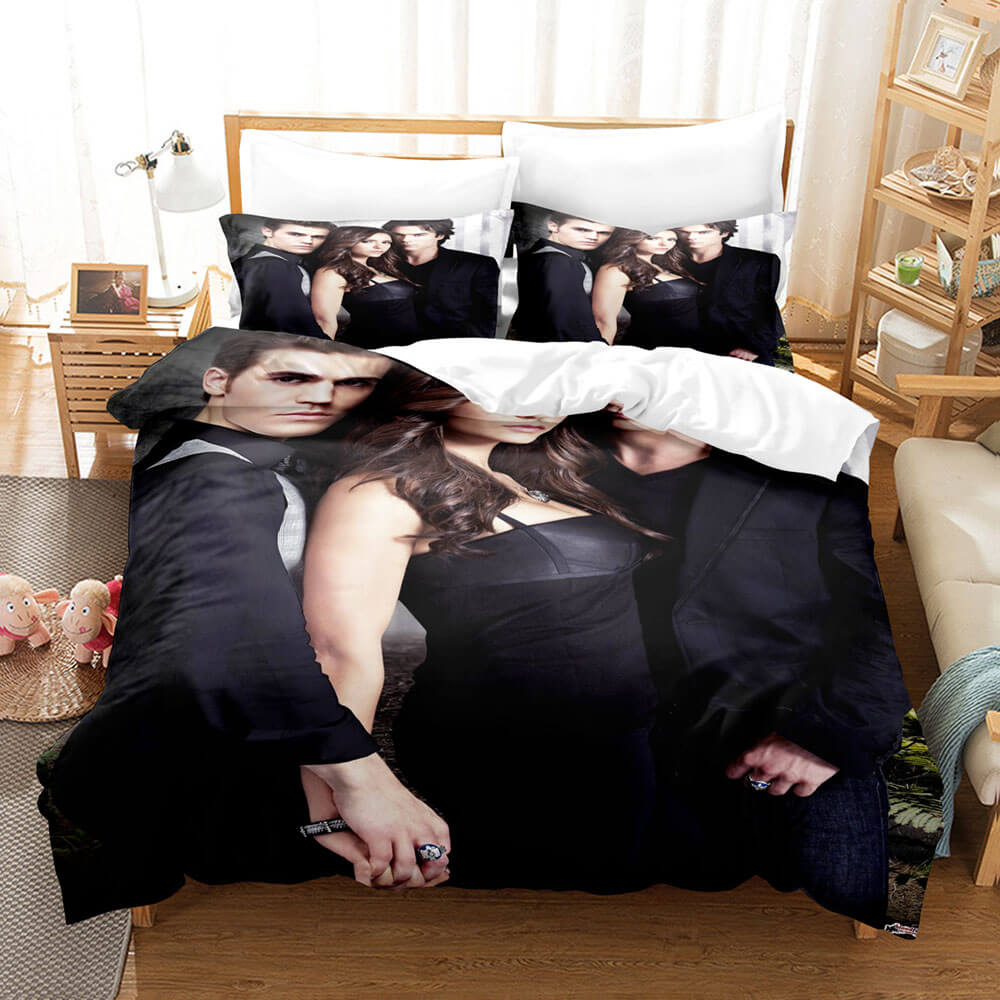 The Vampire Diaries Cosplay Bedding Set Quilt Cover Without Filler (Online Order Only)