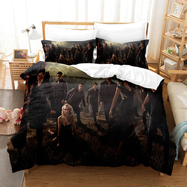 The Vampire Diaries Cosplay Bedding Set Quilt Cover Without Filler (Online Order Only)