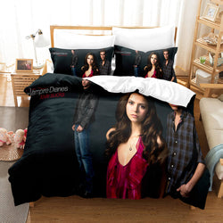 The Vampire Diaries Cosplay Bedding Set Quilt Cover Without Filler (Online Order Only)