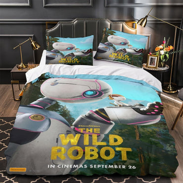 The Wild Robot Bedding Set Pattern Quilt Cover Without Filler (Online Order Only)